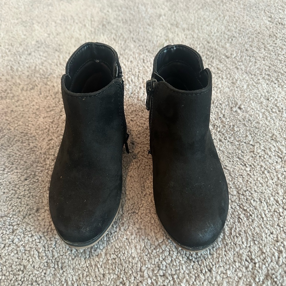Cat & Jack Black Kids Boots